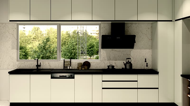 Project Insight 3 — Stainless Steel modular kitchen by Jumbo SS Kitchens